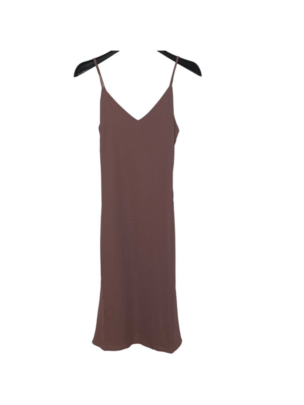 Lulus Camila Sleeveless Sheath Midi Slip Dress Sz SM Mauve Pink